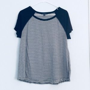 Striped Baseball Tee